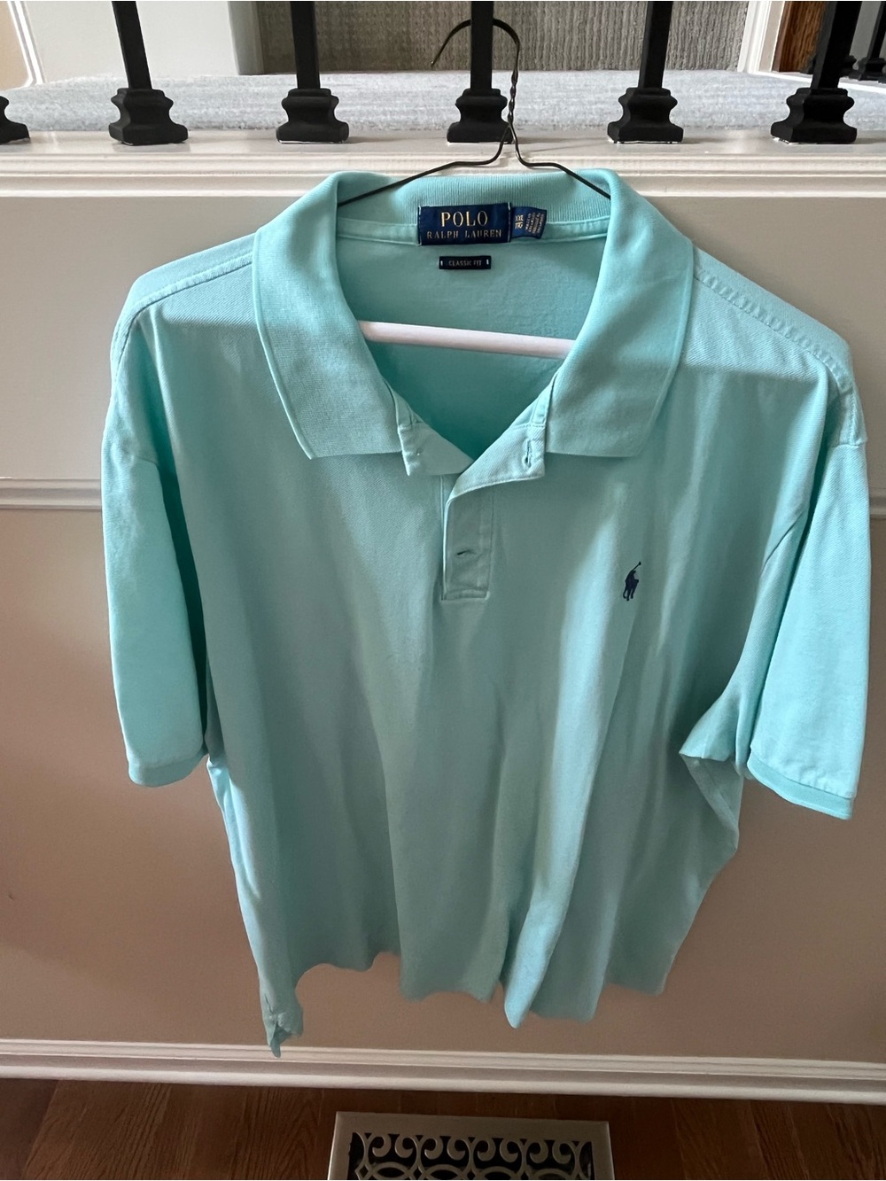 Polo by Ralph Lauren XXL Men's Mint Green Classic Polo Shirt